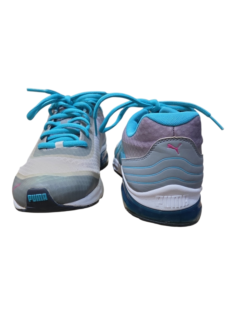 Puma Women's Teal and Gray Athletic Shoe - Picture 6 of 14
